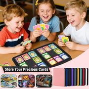 Zofly 9 Pocket Card Binder, Premium Zip Trading Card Binder 540 Cards, Pink | 540 Capacity Side-Loading Card Storage Album in 30 pages, Pink PU Card Collection Binder for Gifts, TCG, MTG, Sport Cards