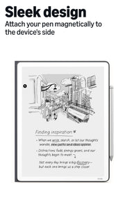 Amazon Kindle Scribe Executive Folio Cover with Magnetic Attach, Sleek Protective Case - Premium Leather