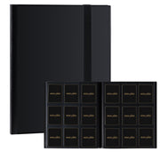Card Binder 9 Pocket Storage 360 Card Binder,Trading Card Binder (Black) | Senior and Sturdy Side-Loading Album,Intended For YuGiOh,MTG, TCG,Game Cards & Baseball Card Binde
