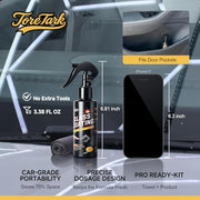 Toretark Car Ceramic Glass Coating Spray,Automotive Windshield Rain Repellent Glass Polish Protect, Long-Lasting Quick Dry Coat (3.38 fl oz +Towel)