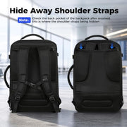 MATEIN Carry on Backpack, Extra Large Expandable Travel Backpack for Men | Airplane Approved, Weekender Bag for Women, mochila de viaje, Water Resistant, Lightweight Daypack for Flight, 40L, Black
