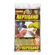 Zoo Med ReptiSand®, 10 Pounds, Desert White | Natural, For Bearded Dragons, Leopard Geckos & Desert Species, Chemical-Free, Ideal for Digging, Burrowing & Egg Laying