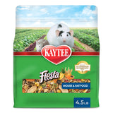 Kaytee Fiesta Mouse & Rat Food, Nutritious Blend, 4.5 Pounds | More mealtime fun. Mouse food blend. Fruits, veggies, rat enrichment