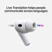 Apple AirPods Pro 3 Wireless Earbuds with Active Noise Cancellation | Live Translation, Heart Rate Sensing, Hearing Aid Feature, Bluetooth Headphones, Spatial Audio, USB-C Charging