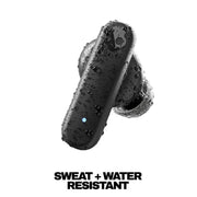Skullcandy Smokin’ Buds Wireless Noise Isolating Earbuds - True Black | In-Ear Fit, Bluetooth, 20 Hours Battery, IPX4 Sweat and Water Resistant, Microphone for iPhone Android, Commuting, Studying