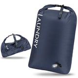 CANBOX Travel Laundry Bag, Waterproof Compression Storage for Dirty Clothes | Wet/Dry Space-Saving Laundry Storage Organizer, Smell Proof Storage Bag for Clothing, Swimming, Yoga, Gym, Camping,L