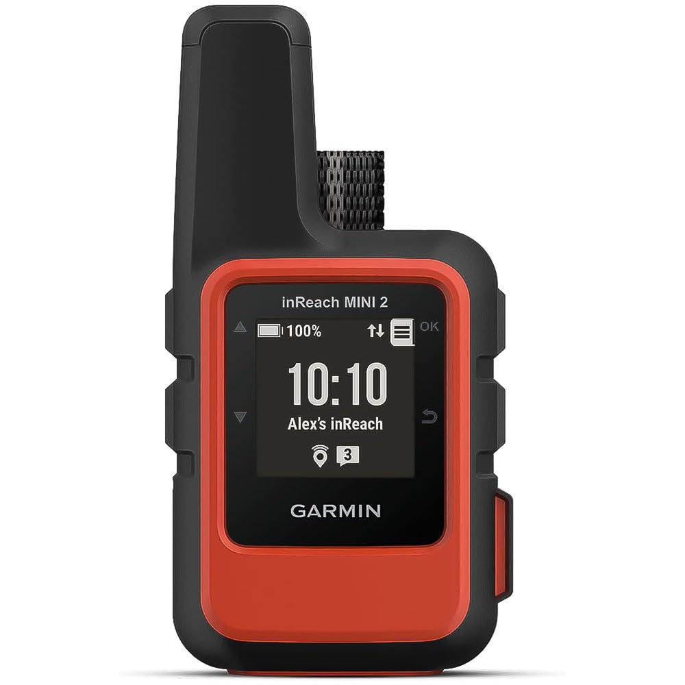 Garmin inReach® Mini 2, Satellite Communicator, Orange | SOS Satellite Communicator with Navigation, Two-Way Messaging Beyond Cell Service, 24/7 Garmin Response℠