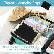 2 Pack Mesh Laundry Bags 23x34 Inch Drawstring Locking for Travel Home | Mesh bags with locking drawstring, Tear-resistant for blankets & towels, Lightweight foldable for travel/dorm