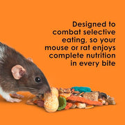 Kaytee Fiesta Mouse & Rat Food, Nutritious Blend, 4.5 Pounds | More mealtime fun. Mouse food blend. Fruits, veggies, rat enrichment