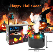 PULACO Mist Maker, Indoor Fountain Mister Foggers, Small Pond Fog Machine Atomizer Air Humidifier Perfect for Water Feature, Halloween