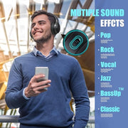 BERIBES Bluetooth Headphones Over Ear Wireless HiFi Stereo Headsets 65H 6EQ | Bluetooth 6.0,with Built-in HD Mic,Foldable Lightweight,Comfort Fit,Fast Charging,Deep Bass for Home Office Cellphone PC Ect.