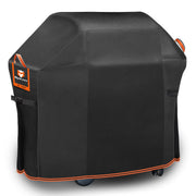 MyraLexis 58" BBQ Grill Cover for Outdoor Grill 1000D Heavy Duty Waterproof | Fits Weber Genesis II, LX 300, Genesis 300 Series Gas Grills, Tear & Fade Resistant 7130 Grill Cover with Buckles, Air Vents