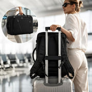 MATEIN Carry on Backpack, Extra Large Expandable Travel Backpack for Men | Airplane Approved, Weekender Bag for Women, mochila de viaje, Water Resistant, Lightweight Daypack for Flight, 40L, Black