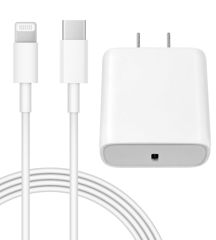 iPhone 14 13 12 Charger Fast Charging 20W USB C Wall Charger with 6FT Cable | PD Fast Charging for iPhone 14/13/12/11/Pro/Pro Max/Mini/Xs Max/XR/X, iPad