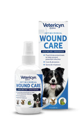 Vetericyn Plus Dog Wound Care Spray, Lick-Safe Wound & Skin Care, 3 oz | Cleans cuts, scrapes, bites & post-surgical sites; no sting; no antibiotics or steroids; lick-safe & safe for all animals