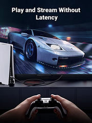 UGREEN Cat 8 Ethernet Cable 6FT, High Speed Braided 40Gbps 2000Mhz Network Cord Cat8 RJ45 Shielded Indoor Heavy Duty LAN Cables Compatible with Gaming PC PS5 PS4 PS3 Xbox Modem Router 6FT