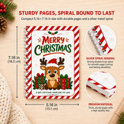 Merry Christmas Gift Card Book For Teens, Christmas Gift Card Holder Book | Christmas Gift Card Book For Adults, Kids, Teens; 5x7in Easy to Gift, Gift Arrives Before Christmas, Premium Digital Printing