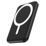 podoru for MagSafe Power Bank 5000mAh, Ultra-Slim Magnetic Portable Charger | 20W PD Fast Charging, Travel Essentials with USB-C Cable, Wireless Battery Pack for iPhone 18/17/16/15/14/13/12 Series-Black