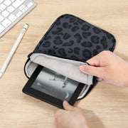 Dadanism 6-7 Inch Universal Padded Sleeve for eReader, Leopard | Protective Carrying Case Fits 7" Paperwhite/Colorsoft Signature Edition eReader, 6" Kobo Clara BW/Colour,7" Kobo Libra Colour