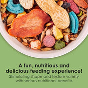 Kaytee Fiesta Mouse & Rat Food, Nutritious Blend, 4.5 Pounds | More mealtime fun. Mouse food blend. Fruits, veggies, rat enrichment