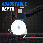 LookFox Backer Rod Insertion Tool, Depth - Adjustable with Auxiliary Wheels | with 4 Interchangeable Wheels, for Concrete Joint Sealing, Road Construction and Construction Projects