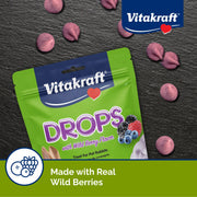 Vitakraft Drops Rabbit Treat with Wildberry Flavor 5.3 oz. | Wildberry Flavor, Wholesome Small Animal Treat, Easy to Feed, Resealable Bag, 5.3 oz Pack