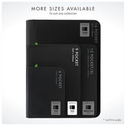 Vault X 9 Pocket Zip Trading Card Binder 360 Cards Exo-Tec (Black) | Holds 360 standard-size TCG cards in 20 side-loading 9-pocket pages. Padded, water-resistant Exo-Tec cover.