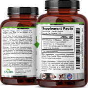 Zazzee Extra Strength Horse Chestnut 10:1 Extract, 20% Aescins, Vegan | 120 Capsules, 4 Month Supply, Aesculus Hippocastanum, Healthy Circulation & Blood Flow Support, Non-GMO, Made in the USA