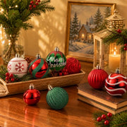 SHareconn 66Pcs Christmas Tree Decorations, Christmas Tree Ornaments Set
