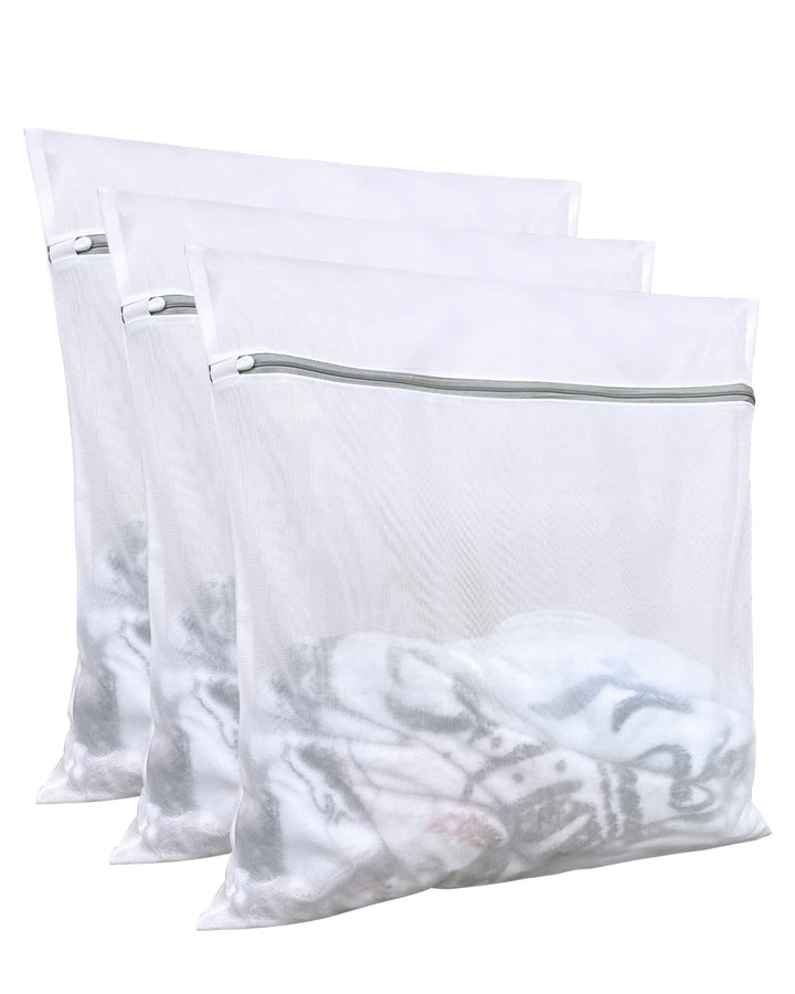 Lingerie bags for laundry(3Pcs,24 X 24inch),large mesh laundry bags,Delicates Bags for Washing Machine