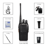 pxton Two Way Radios Long Range Walkie Talkies for Adults with Headphones,16 Channel Handheld 2 Way Radio Rechargeable with Flashlight Li-ion Battery and Charger（6 Pack）