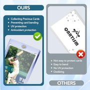 ZENOWICK 20ct Magnetic Card Holders, 35pt One Touch Card Holder | U-V Protection Hard Plastic Case for Trading Cards, Display Case for Sports, Baseball, Football, Game Cards