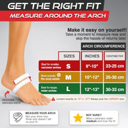 Sleeve Stars Ankle Brace Men & Women Support (Single/M:10"-12"/Black) | Plantar Fasciitis, Adjustable Strap, Sprained Wrap, Customizable Foot Support, Achilles Tendonitis Relief, Compression Sleeve