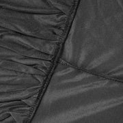 ODOCARE 59Inch Velvet Cloak with Hood for Men & Women, Hooded Cape Cloak Unisex Halloween Witch Vampire Wizard Raven Cosplay Costume(black,L)