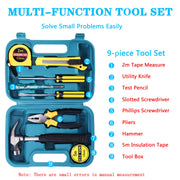 LIANXIN Emergency Roadside Kit for Car,Safety Car Kit with Jumper Cables | Roadside Assistance Emergency Kit Warning Triangle, Safety Hammer, Tow Rope, Car Emergency Kit Gifts for New Drivers
