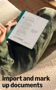 Like-New Amazon Kindle Scribe (64GB) - Your notes, documents and books, all in one place. With built-in AI notebook summarization. Includes Premium Pen - Metallic Jade