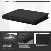 Toploader Binder,Trading Card Binder Storage Hold up 288 Cards 9-Pocket Top Loader Binder with Sleeves for 3"x4" Rigid Toploaders Hard Cases (9Black)