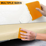 Wulitaotao Body Filler Spreaders, 6PCS Plastic Spreader,4, 5, 6 Inch | Body Filler Spreaders Plastic Tools for Applying Fillers, Putties, Glazes, Caulks and Paint