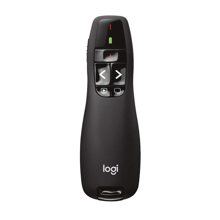 Logitech Wireless Presenter R400 USB A PowerPoint Clicker with Laser | USB-A connection, PowerPoint clicker, presentation remote control