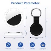 Air Tracker Tag 2 Pack [Apple MFi Certified] with Find My(iOS Only) | Key Finder with No App Needed, IP65 Waterproof, 365-Day Standby, Wallets Keys Bags Luggage Locator Tracker Tag
