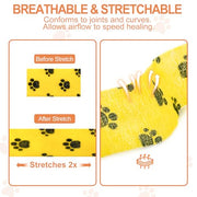 AVINLI 6 Rolls Vet Wrap Cohesive Bandage, Self Adhesive | Non-Woven Pet First Aid Tape for Dogs, Cats, Horses, Wound Care, Sticks Only to Itself, Safe & Comfortable, 2 Inch x 5 Yards