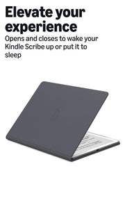 Amazon Kindle Scribe Executive Folio Cover with Magnetic Attach, Sleek Protective Case - Premium Leather