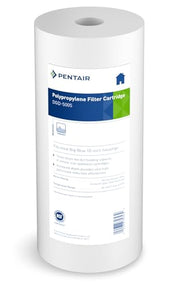 Pentair Pentek DGD-5005 Big Blue Whole House Sediment Filter | Spun Polypropylene Reduces Dirt, Sand and Rust with 3X Dirt-Holding Capacity; 10" x 4.5", 5 Micron