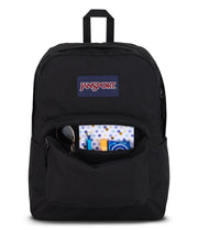 JanSport SuperBreak One Backpacks - Durable, Lightweight Bookbag with 1 Main Compartment, Front Utility Pocket with Built-in Organizer - Premium Backpack, Black