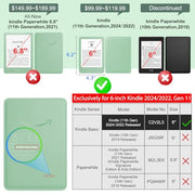 CoBak 3 PackScreen Protector for 6" Kindle 2024 and 2022 (11 Generation) | Anti-Glare Matte, High Clarity, Fingerprint Resistant, Bubble-Free, Precisely‑Cut for Kindle Accessories