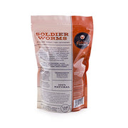 Fluker's Culinary Coop Premium Chicken Treats, Dried Soldier Worms, Packed with Protein and Calcium, 100% Natural Rich Grubs for Chicken, Backyard Birds, and Reptiles, 16 oz