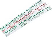 Allstar Performance Plastigage, 0.002-0.006 in and 0.025 to 0.076 mm Measurement Range, 12 in Strips, Green/Red, Kit