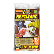 Zoo Med ReptiSand®, 10 Pounds, Desert White | Natural, For Bearded Dragons, Leopard Geckos & Desert Species, Chemical-Free, Ideal for Digging, Burrowing & Egg Laying