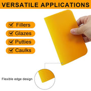 Wulitaotao Body Filler Spreaders, 6PCS Plastic Spreader,4, 5, 6 Inch | Body Filler Spreaders Plastic Tools for Applying Fillers, Putties, Glazes, Caulks and Paint