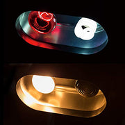 REPTI ZOO Dual Reptile Light Fixture for Reptile Dome UVB Lamp Fixture Dual Reptile Reflector Dome Lamp Cap Combo Integration Design Heat Lighting Lamp Kit